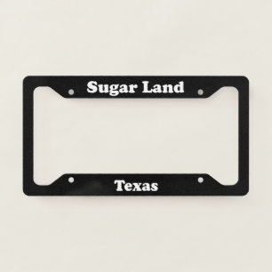 Sugar Land TX License Plate Frame