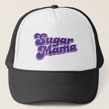 Sugar Mama Trucker Hat by Retro_Zombies at Zazzle