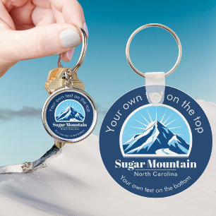 Sugar Mountain North Carolina ski resort gift  Keychain