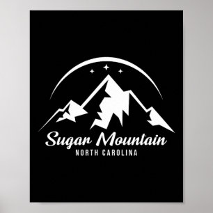 Sugar Mountain North Carolina Ski Resort Skiing Sn Poster