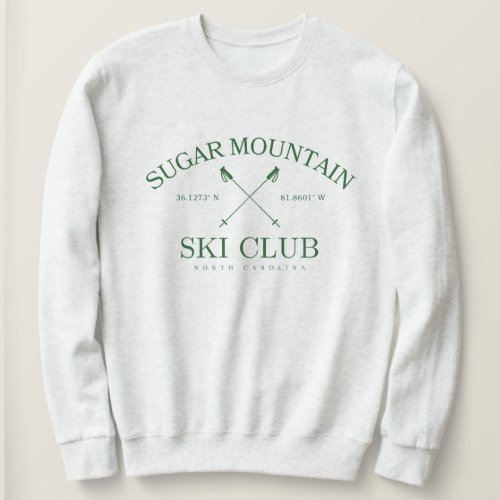 Sugar Mountain Ski Club North Carolina Sweatshirt