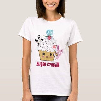Sugar Overkill Cupcake Attack! (>_<) T-Shirt