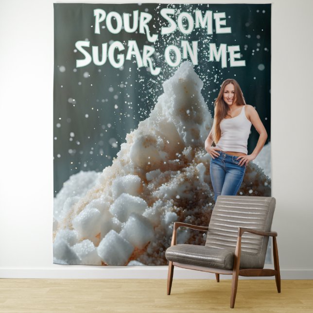 Sugar Party Celebration Photo Backdrop (In Situ)