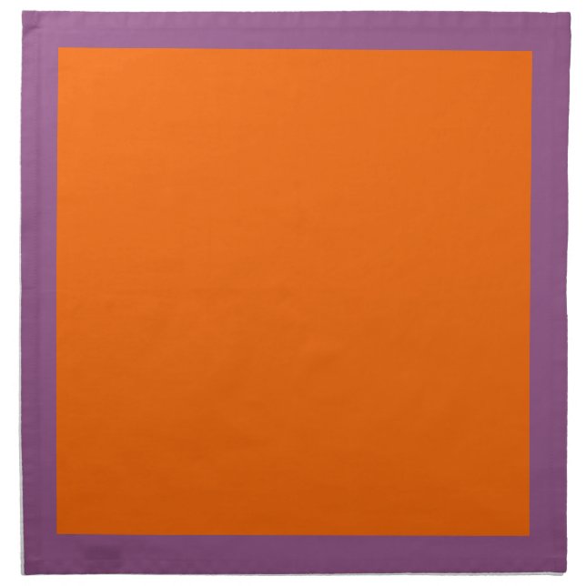 Sugar Plum and Tangerine-Colored Napkins (Front)