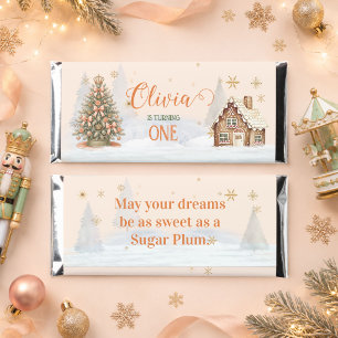 Sugar Plum Christmas Tree Gingerbread Birthday Hershey Bar Favors