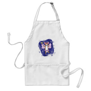 Sugar Plum Corgi Christmas Adult Apron