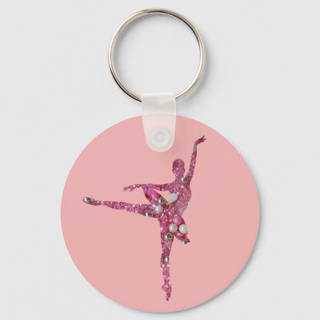 Sugar Plum Fairy Ballerina Keychain (Front)
