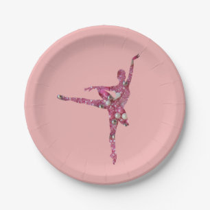Sugar Plum Fairy Ballerina Paper Plates