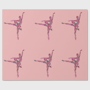 Sugar Plum Fairy Ballerina Wrapping Paper