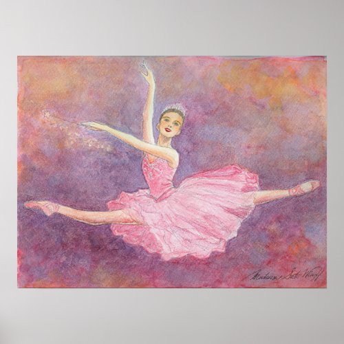 Sugar Plum Fairy Ballet Art Print