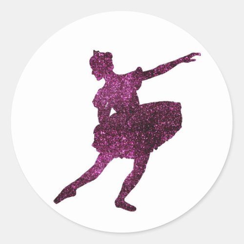 Sugar Plum Fairy Classic Round Sticker