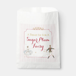 Sugar Plum Fairy Nutcracker Winter Baby Shower Favor Bag