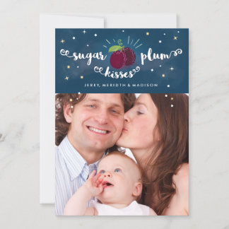 Sugar Plum Kisses Card w/envelope included