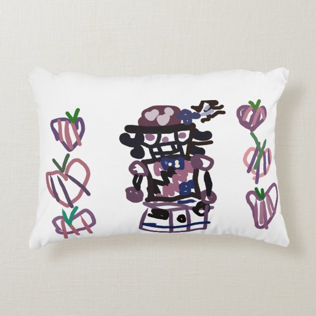 Sugar plum nutcracker accent pillow (Front)