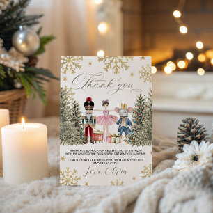 Sugar Plum Nutcracker Thank You Card