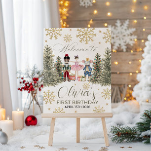 Sugar Plum Nutcracker Welcome Sign