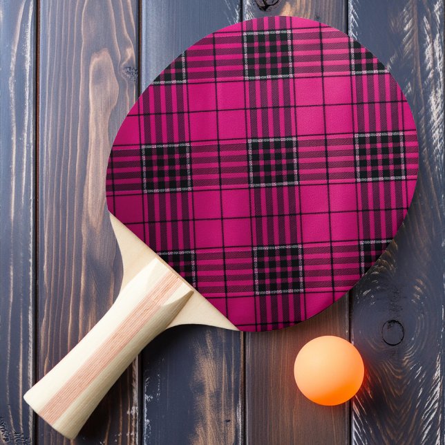 Sugar Plum Plaid Ping Pong Paddle (Creator Uploaded)