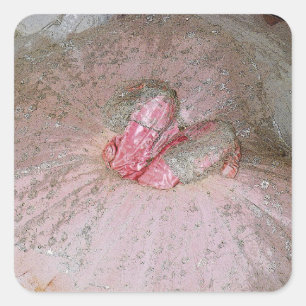 Sugar Plum Square Sticker