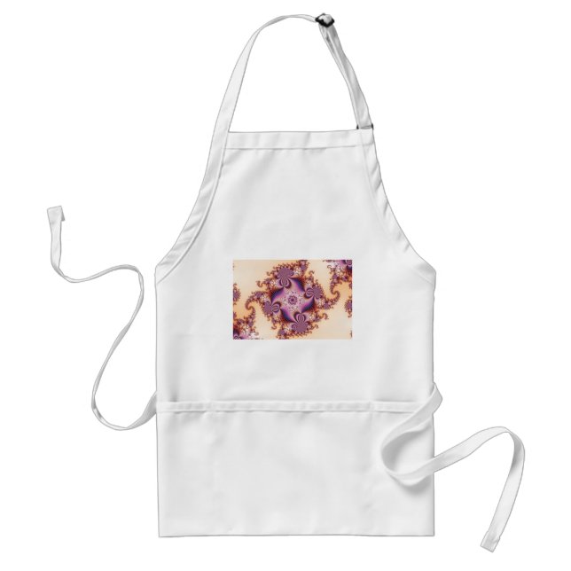Sugar Plums - Fractal Adult Apron (Front)