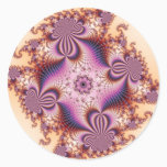 Sugar Plums - Fractal Classic Round Sticker