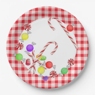 Sugar Plums Holiday  Paper Plates