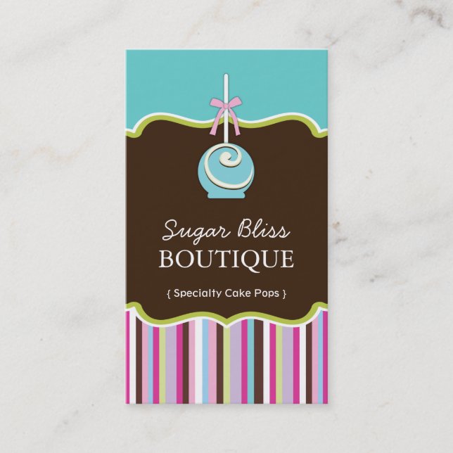 Sugar Pops Business Cards (Front)