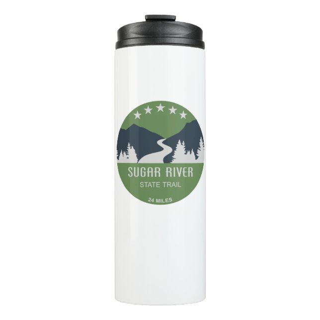 Sugar River State Trail Wisconsin Thermal Tumbler (Front)