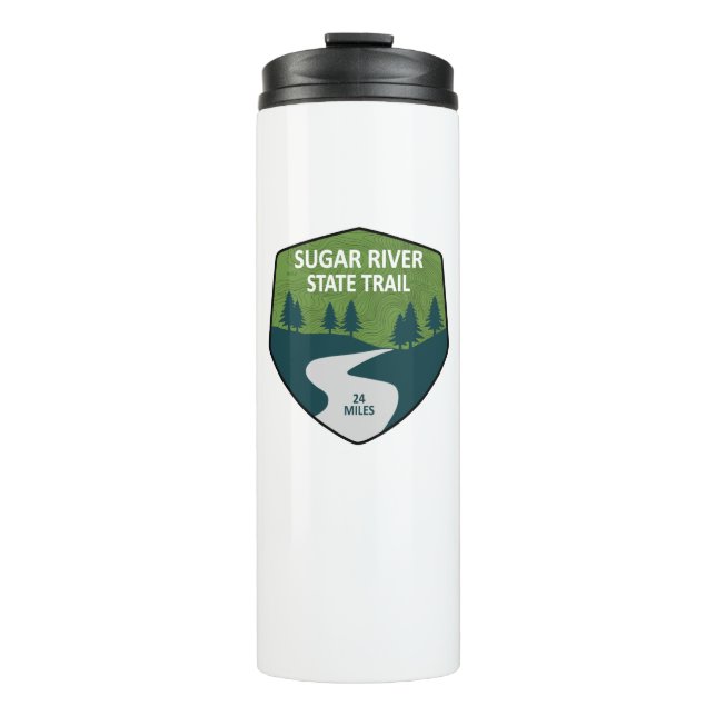 Sugar River State Trail Wisconsin Thermal Tumbler (Front)