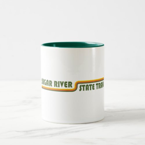 Sugar River State Trail Wisconsin Two_Tone Coffee Mug