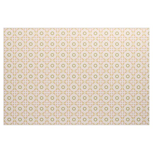 Sugar Rose Pink Gold Peach Spring Green Magic Star Fabric