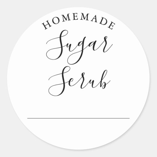 Sugar Scrub Label