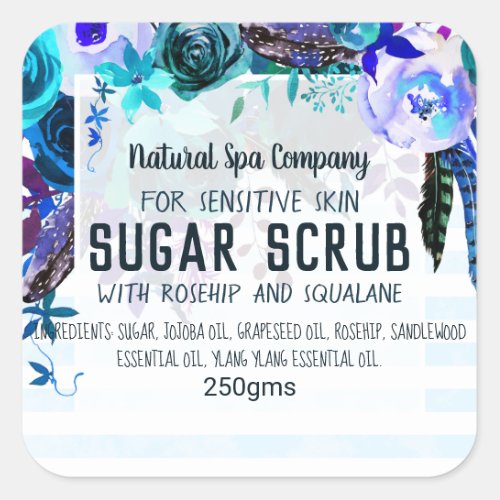 Sugar Scrub Label