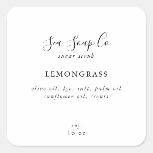 Sugar Scrub Stickers