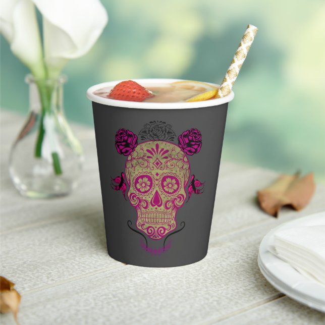 Sugar Skull 1.0 Paper Cups (Insitu)