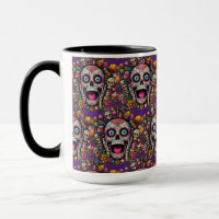 Sugar Skull Art - Candy Skull Surprise