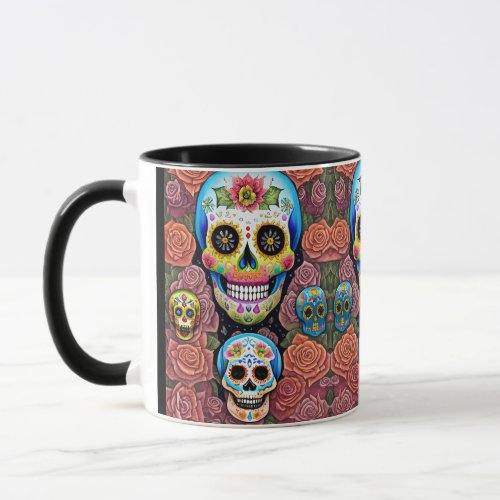 Sugar Skull Art _ Celebrate Dia de los Muertos Mug