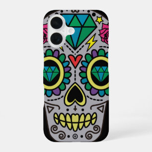 Sugar Skull Art, Day of the Dead Case-Mate iPhone 16 Case