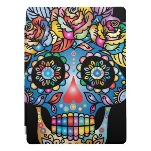 Sugar Skull Art, Day of the Dead iPad Pro Cover