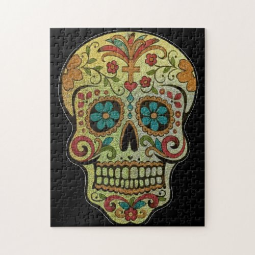 Sugar Skull Art Day of the Dead Jigsaw Puzzle