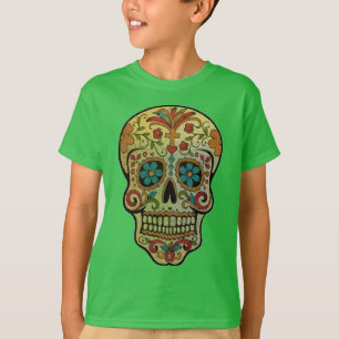 Sugar Skull Art, Day of the Dead T-Shirt