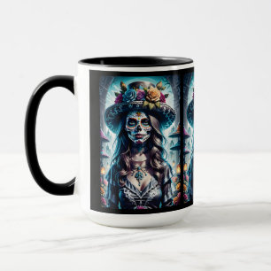 Sugar Skull Art - Festive Spirit Mug