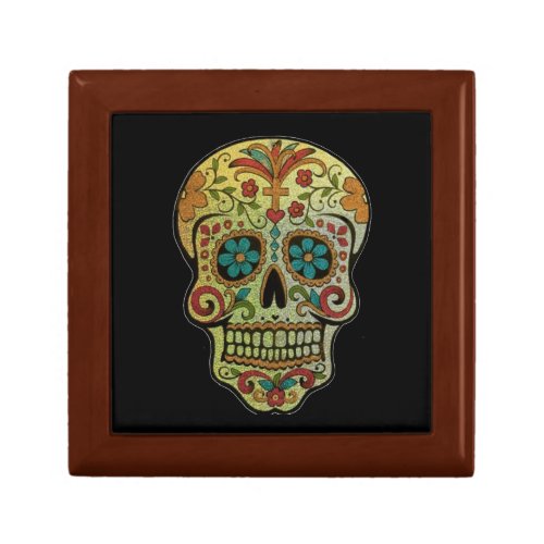 Sugar Skull Art Mexican Art Style Gift Box