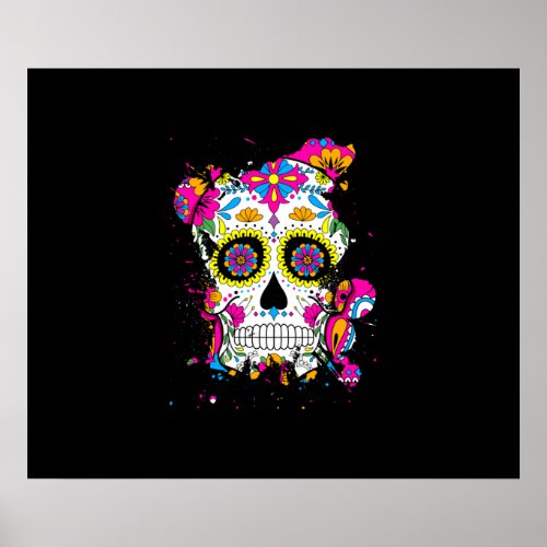 Sugar Skull Art Poster