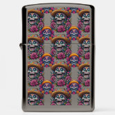 はー Black Lighter Zippo Classic Lighter - High Polish Chrome Pocket