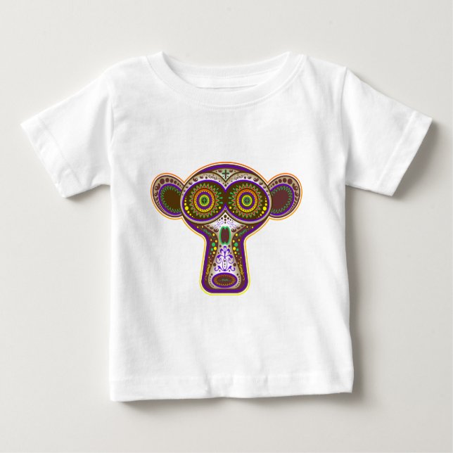 Sugar Skull Baby T-Shirt (Front)