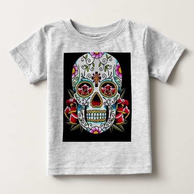 sugar skull baby T-Shirt (Front)