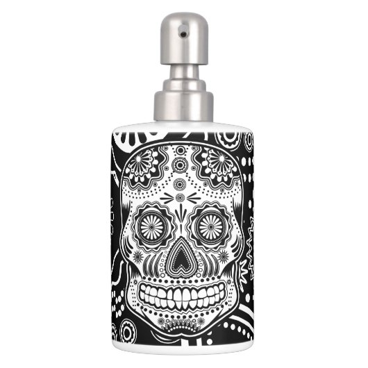 sugar skull bath set (Front)