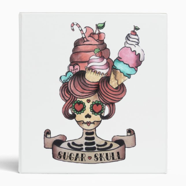 Sugar Skull Binder (Front)