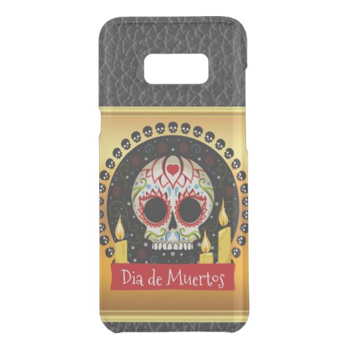 Sugar skull bloodcurdling intimidating and scary uncommon samsung galaxy s8 case