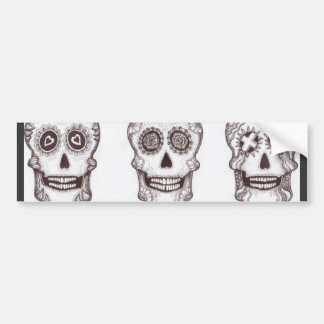 Sugar Skull Bumper sticker